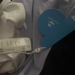 Cupshe NEW S -  PLUNGE V-NECK PURPLE WHITE COLOR BLOCK ONE PIECE SWIMSUIT Photo 3