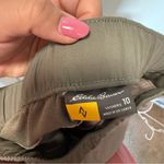 Eddie Bauer NWT  Climatrail Shorts Green Tan Water Repellent UPF Hiking‎ Outdoor Photo 3