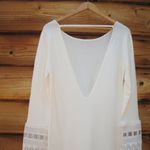 English Factory NWT Ivory Knit Midi Dress Photo 6