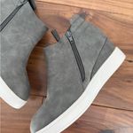 Dream Paris Dreams Pairs Women's Wedge Heel Ankle Boot Round Toe Size Zip Platforms Skeakers Photo 2