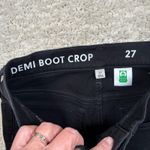 J.Crew  Demi Boot Crop Jeans Black Size 27 High Rise Stretch Denim Photo 3