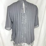 Oak + Fort  Short Sleeve Blouse with Pleats Photo 1