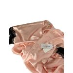 Linea Donatella  Maxi Solid Pink Boudoire Chemise Satin Robe Set NWT S/M/P/M Photo 6