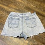 American Eagle  Mom Jean Shorts Women’s Size 8 High Rise Distressed Cut Offs Photo 5