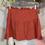 True Craft Western Skirt Button Down Rust Flirty Summer Cotton Womens Small Photo 4