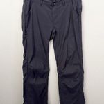 prAna | Halle Pant Pants Coal Charcoal Gray Hiking Climbing Roll Up | Size 10 Photo 1