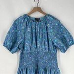 J.Crew Provence Smocked Waist Midi Dress in Marigold Blooms Cotton Poplin XL Photo 3