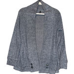 North River Gray Waffle Knit Open Front Cardigan, Women's Small Photo 0