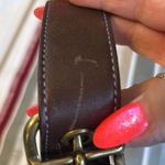 Coach Leather Suede Patchwork Brown Duffel Crossbody Bag Photo 9