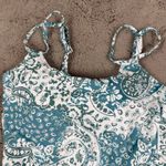 Sunsets Taylor Tankini Top Paisley Print Removable Pads Swimwear 32E/30F/28G Blue Size XL Photo 5