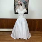 Alfred Angelo Stunning Vintage 90s  Basque Waist Wedding Gown! Photo 2