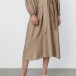 ZARA Belted Midi V-neck Dress Size Small Spring Summer SS21 Photo 11