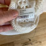 EXPRESS White Open Weave Drop Shoulder Sweater S Photo 7