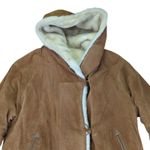 J. Percy Marvin Richards Penny Lane Coat Suede‎ Reversible Women's Large Heavy Brown Photo 2