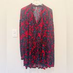 Free People Love Letter Tunic Dress Red Boho Photo 4