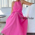 ZARA NWT Halter Poplin Dress Photo 0