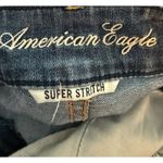 American Eagle AE VTG Y2K Artist Super Low Rise Flare Jeans Stretch Denim 6 Blue Photo 7
