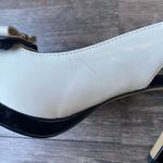 Anne Klein Women’s Black & Cream Slingback Heels Size 6.5 Photo 4