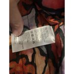 Floral Quilted Jacket Women’s Large Boho Cottagecore Whimsy Artsy Coat Pockets Red Photo 3