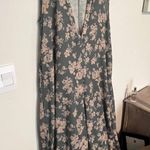BUCKETLIST Wide Leg Knit Pant Floral Jumpsuit size M Green Size M Photo 4