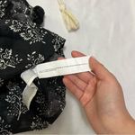 Moon River Anthropologie  floral shoulder rope tie smocked tank boho Photo 5