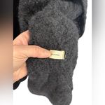 Susan Wagner Peru 100% Alpaca Women Sweater Coat Collarless Batwing Cardigan Black Size undefined Photo 4