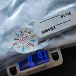 Disney Women Large Blue Tie Dye STITCH Be A Nice Human Long Sleeve Sweatshirt Photo 13