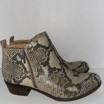 Lucky Brand  leather snake skin ankle boots size 11 Photo 2