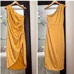 Elliatt Revolve Elliat Isabelle One Shoulder Dress - Mango Photo 2