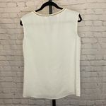 Ann Taylor  Cream Blouse with Gold Accent Photo 1