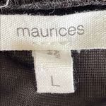 Maurice's  Velvet Black Long Sleeve Dress Photo 3