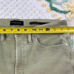 Banana Republic High Rise Skinny Jeans Olive Green Size 28 Premium Denim Photo 6