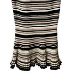 Milly  Micro Stripe Mini Mermaid Ribbed Stretch Knit Midi Dress Bodycon NWT Small Photo 4