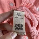 Soft Surroundings Women L Coral Fringe Hem Lagenlook Beachy Ravina Shirt Jacket Photo 6