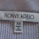 Torn By Ronny Kobo NWT Ronny Kobo IONE in French Gray Plaited Rib Stretch Knit Maxi Skirt XS $356 Photo 6