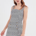 Urban Outfitters ‎ Outfitters Dalila Square Neck Skort Romper Summer Festival XS OB834540 Photo 0