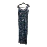 Papell Boutique Papēll Boutique Fully Beaded Floral Pink, Blue and Black Formal Gown Dress Photo 5
