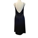 VALENTINO ROMA black silk* slip dress, made in Italy, size EU42/US6 Photo 3