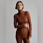 Varley  Mocado Sweater Knit Brown Set Photo 2