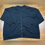 Torrid  Plus Size 4X Black Everyday Soft Cardigan Crew Sweater Photo 1