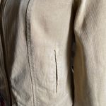Others Follow Beautiful light khaki colored jacket, zip front with hood, two hand pockets, excellent condition, size small Measurements: Bust: armpit to armpit 17 inches  Length: shoulder seam to bottom 19 1/2 inches Photo 5