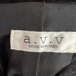 Vintage Black Velvet Sequin‎ Jacket Glam 90s Retro Academia Renaissance Small Photo 2