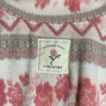 Victoria's Secret Vintage Victoria’s Secret Country Sherpa Rose Sweatshirt Photo 5