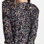 Endless Rose Long Sleeve Multi-Colored Sequin Top Size XS Photo 8