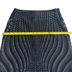 Diane Von Furstenberg  black‎ and white abstract print mae pencil skirt size 2 Photo 10