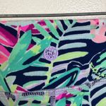 Lilly Pulitzer Luxletic Anika Weekend Leggings XS Green Pink Floral Yoga Crop Photo 7