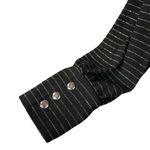 Apt. 9  X-Large Sweater Striped Round Neck Long Balloon Sleeves Stretch Gold Black Photo 2