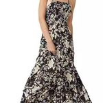 Free People  Heat Wave boho floral Print Maxi Dress, spaghetti strap racer back,S Photo 0