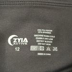 Zyia Active Black Light n Tight Leggings with side logo stripe detail Size 12 Photo 8