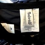 Madewell Bikini Top Second Wave Tie Front Fixed Wide Strap Black Large NWT Photo 2